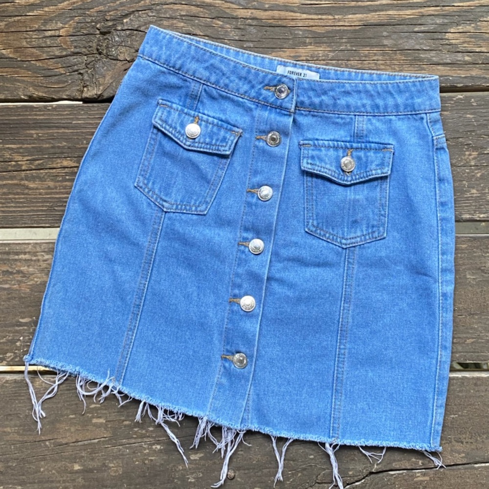 H&M Denim Jean Skirt Sz S